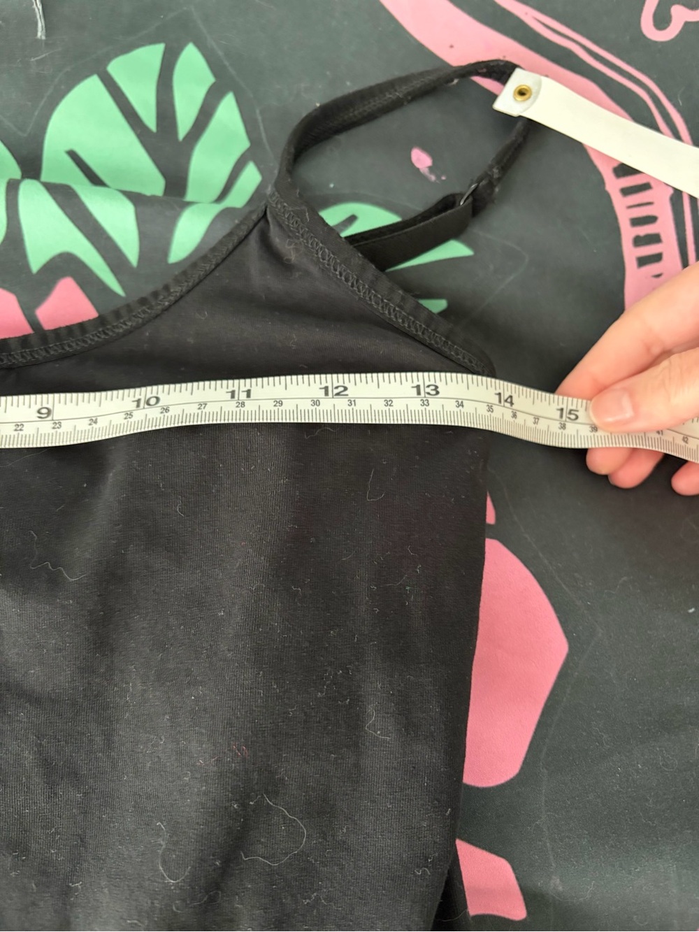 Pact Organic black camisole S small tank top - Picture 3 of 6